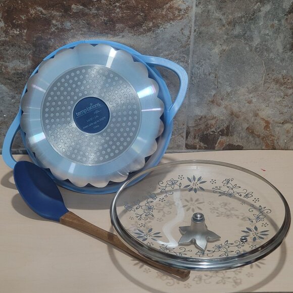 Temptations by Tora Brasier Lid Non Stick Aluminum Serving Spoon - Picture 8 of 12